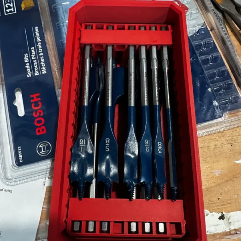 Organisation des embouts de perceuse/visseuse Milwaukee dans un coffret Packout