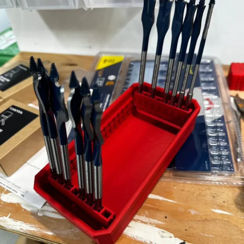 Organisation des embouts de perceuse/visseuse Milwaukee dans un coffret Packout
