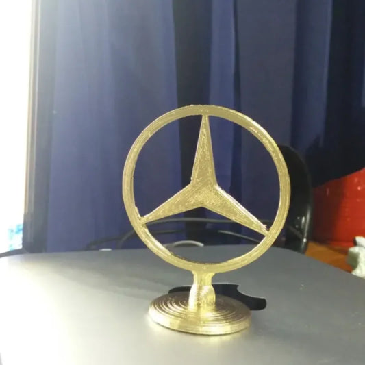 Ornement de capot Logo Mercedes-Benz (Deux parties)