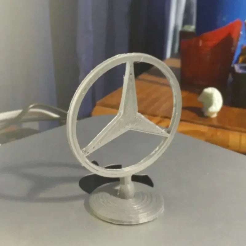 Ornement de capot Logo Mercedes-Benz (Deux parties)