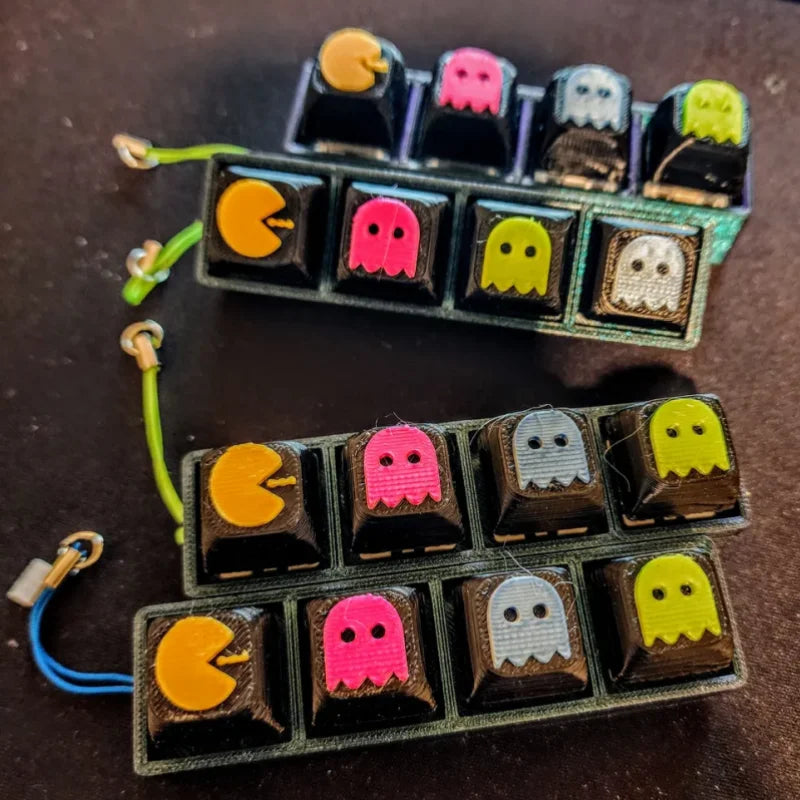 Pac-Man Keycaps - Modèles 3D