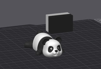 Porte-clés à figurine articulée Panda