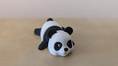 Porte-clés à figurine articulée Panda