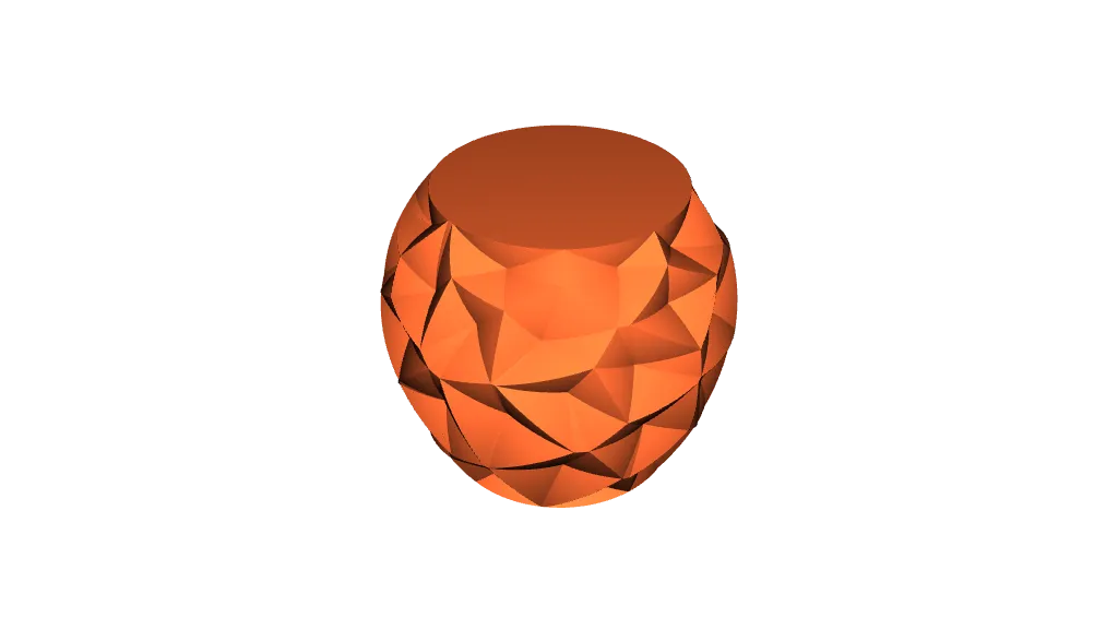 Pot sphérique Voronoi - Jardinière sphérique paramétrique en mode vase
