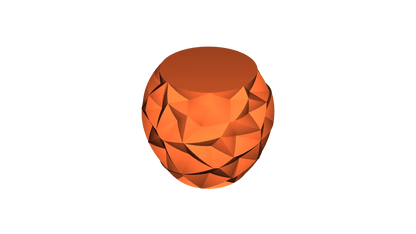 Pot sphérique Voronoi - Jardinière sphérique paramétrique en mode vase