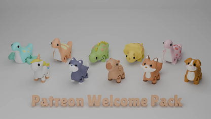 Porte-clés ornithorynque 3D Flexi