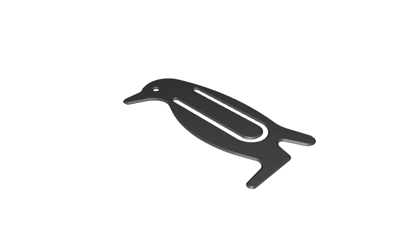 Marque-page Pingouin