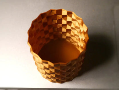 Vase de surface hexagonal (impression en spirale)