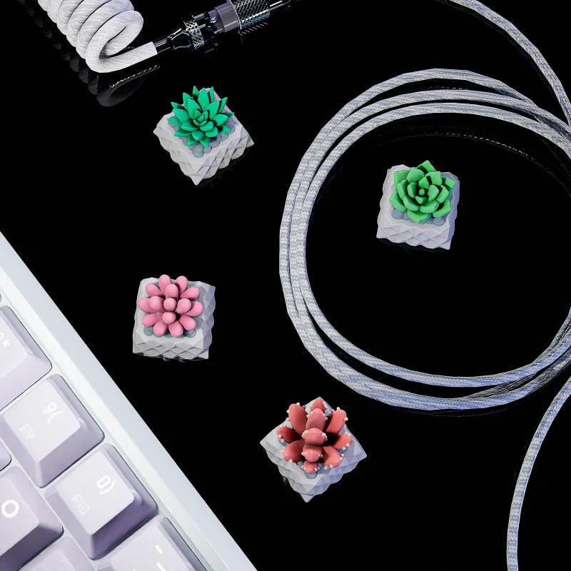 Plantes Keycaps pour Clavier Mécanique - PolyPrestige3D