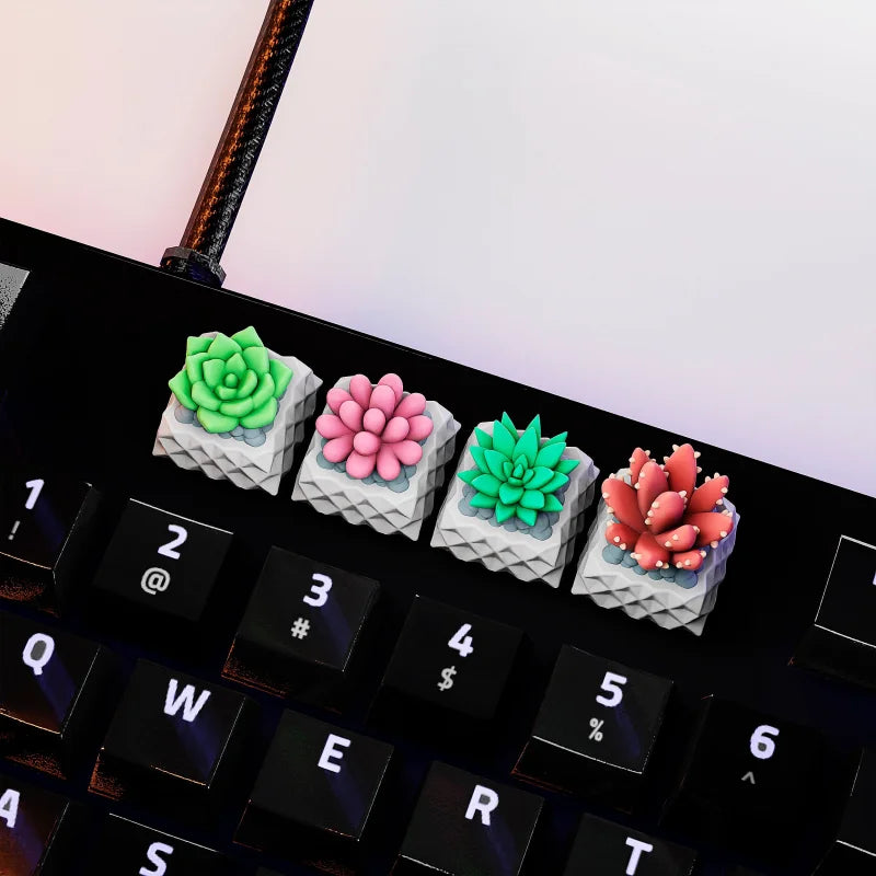 Plantes Keycaps pour Clavier Mécanique - PolyPrestige3D