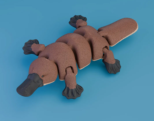 ornithorynque articulé (fichiers unicolores et multicolores)