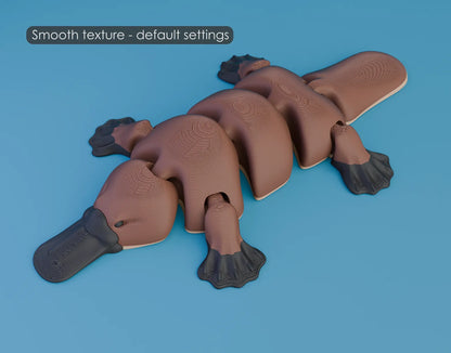 ornithorynque articulé (fichiers unicolores et multicolores)