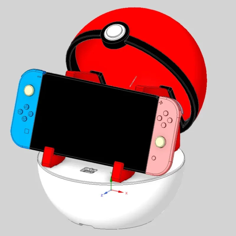 Poke ball Nintendo switch stand