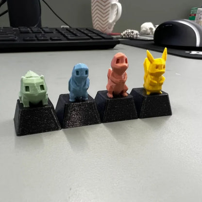 Keycaps Pokémon en Low Poly - Personnalisez Votre Clavier