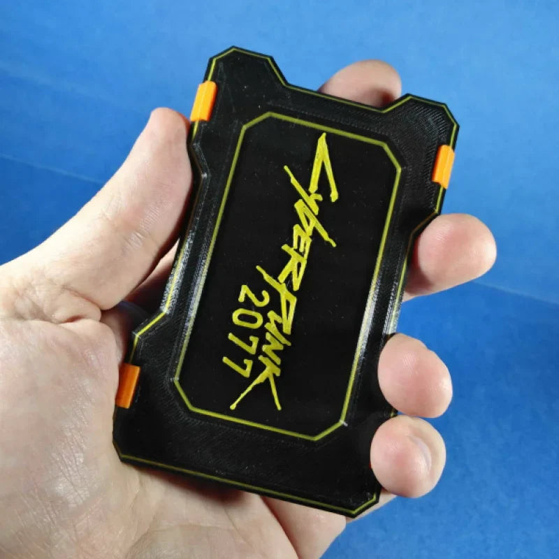  Porte-cartes avec logo Cyberpunk - Accessoire Unique 