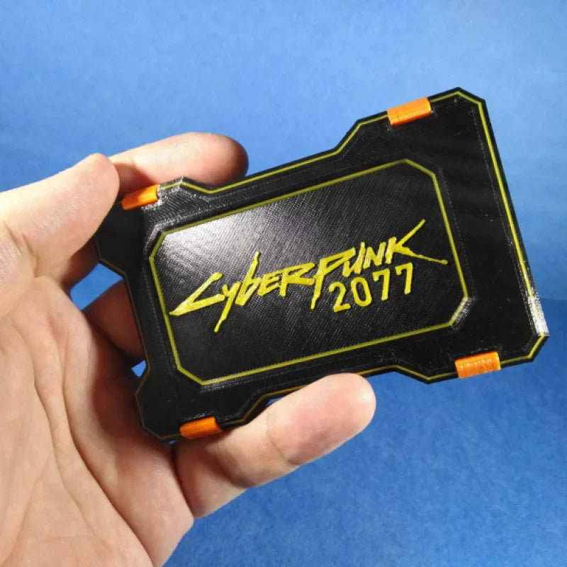  Porte-cartes avec logo Cyberpunk - Accessoire Unique 