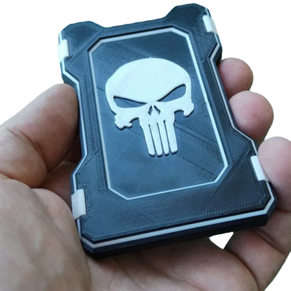 Porte Cartes avec Logo Punisher - PolyPrestige3D