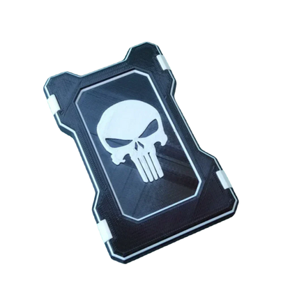 Porte Cartes avec Logo Punisher - PolyPrestige3D