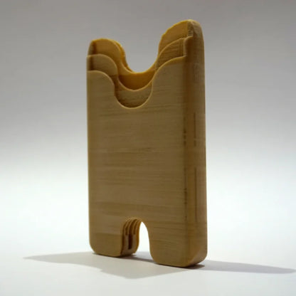Porte-cartes minimaliste et naturel