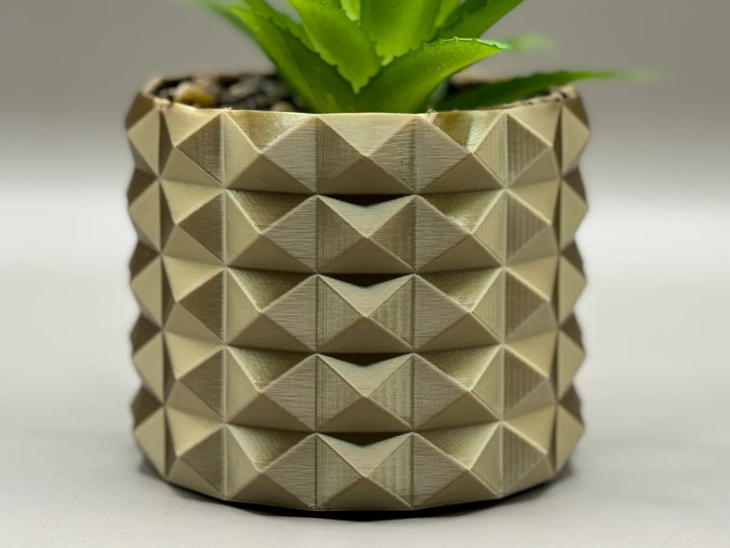 Pot de Plante Vintage en Pyramide - Vase Mode pour Décorateur