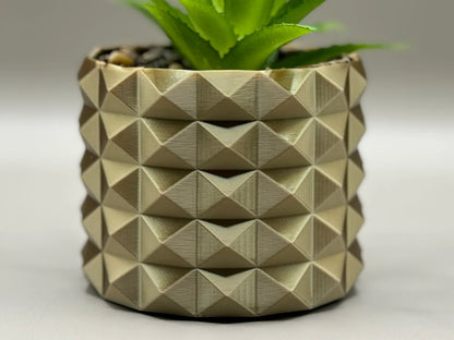 Pot de Plante Vintage en Pyramide - Vase Mode pour Décorateur