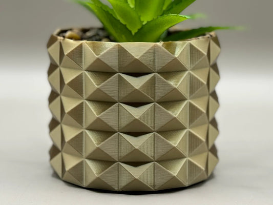 Pot de Plante Vintage en Pyramide - Vase Mode pour Décorateur