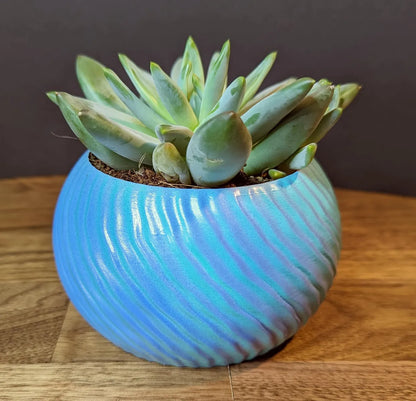Pot de Plante Ondulé