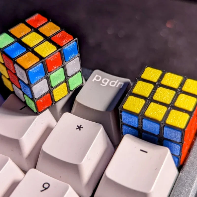 Keycap de Rubik's Cube - Accessoire Unique pour Claviers