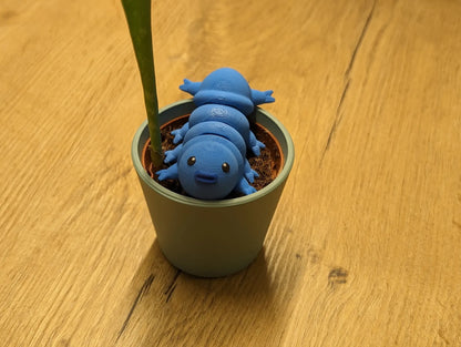 Porte-clés à figurine articulée Tardigrade