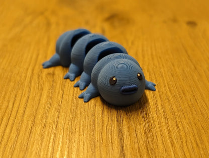 Porte-clés à figurine articulée Tardigrade
