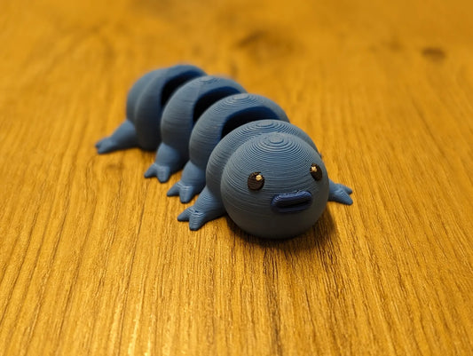 Porte-clés à figurine articulée Tardigrade