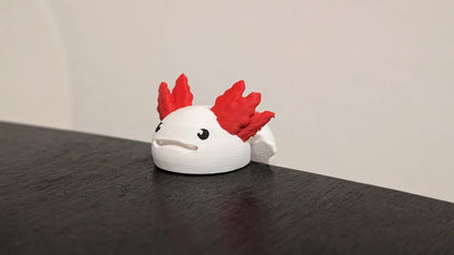 Porte-clés à figurine articulée Axolotl
