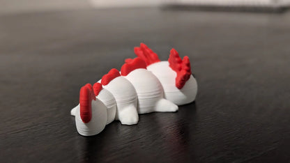 Porte-clés à figurine articulée Axolotl