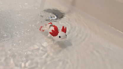 Porte-clés à figurine articulée Axolotl