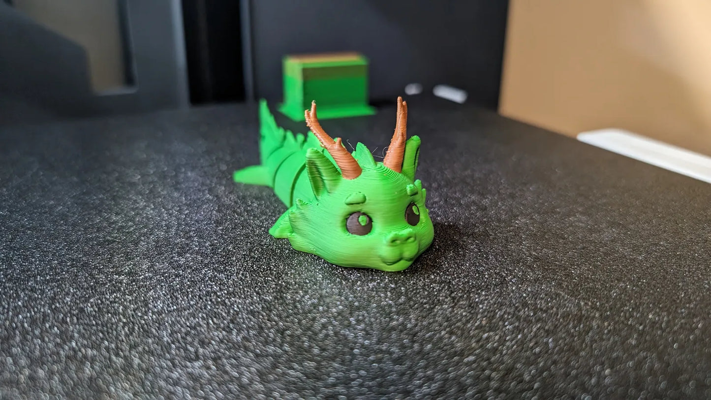Dragon de Forêt- Porte-clés Figure articulée