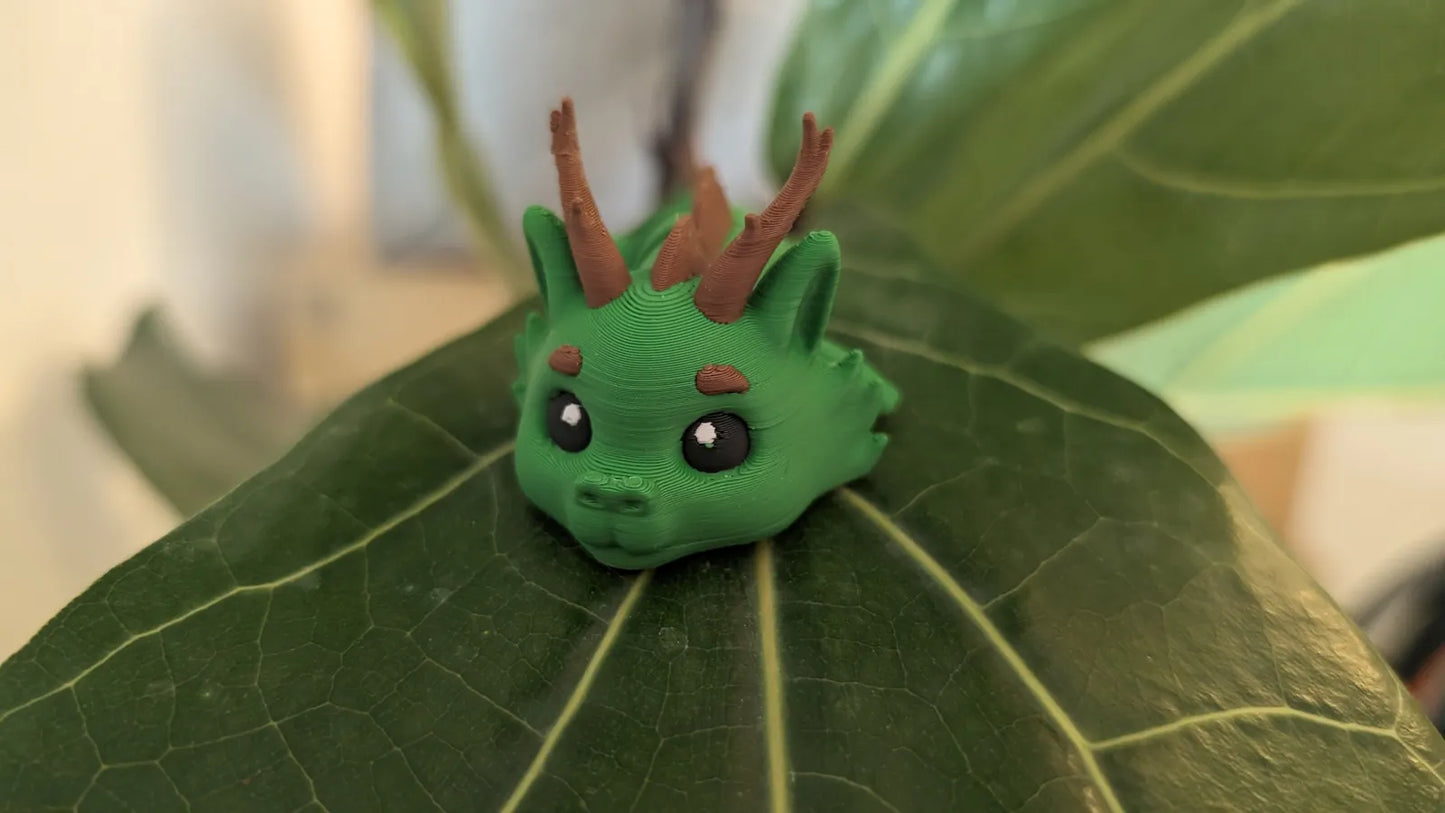 Dragon de Forêt- Porte-clés Figure articulée