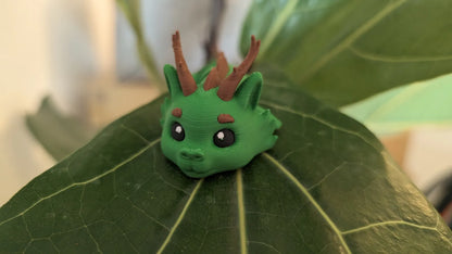 Dragon de Forêt- Porte-clés Figure articulée