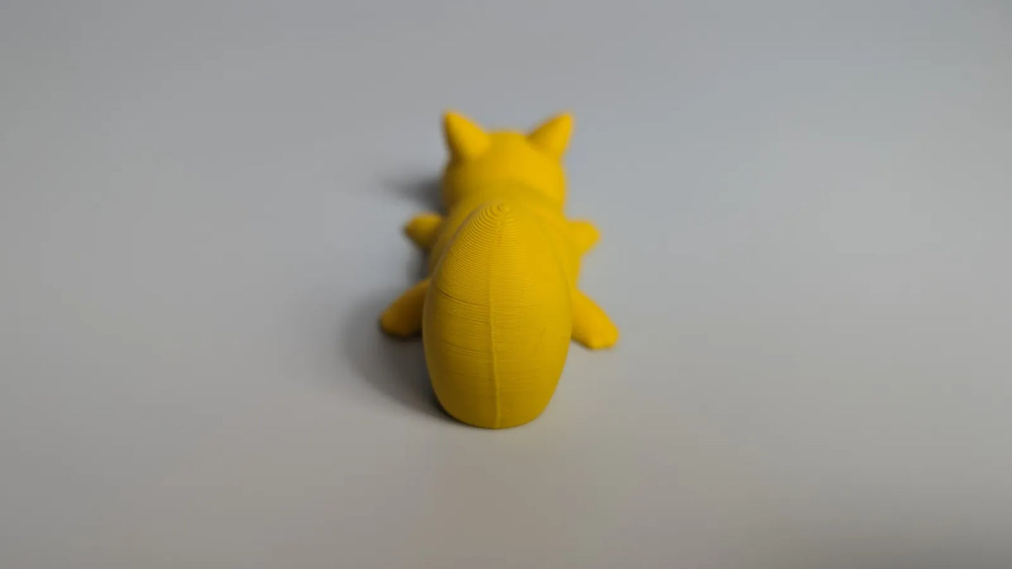 Porte-clés à figurine articulée Shiba Inu