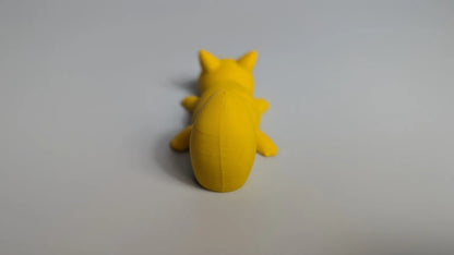 Porte-clés à figurine articulée Shiba Inu