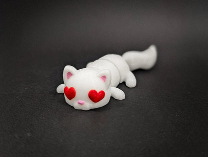 Chat articulé pour la Saint-Valentin