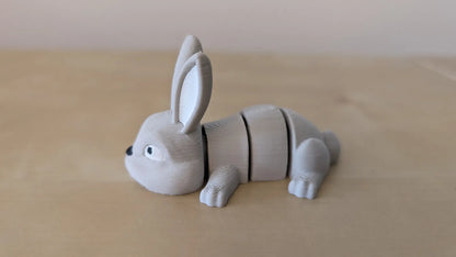 Porte-clés à figurine articulée Lapin