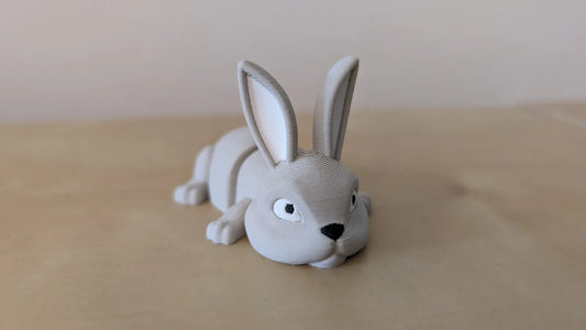 Porte-clés à figurine articulée Lapin