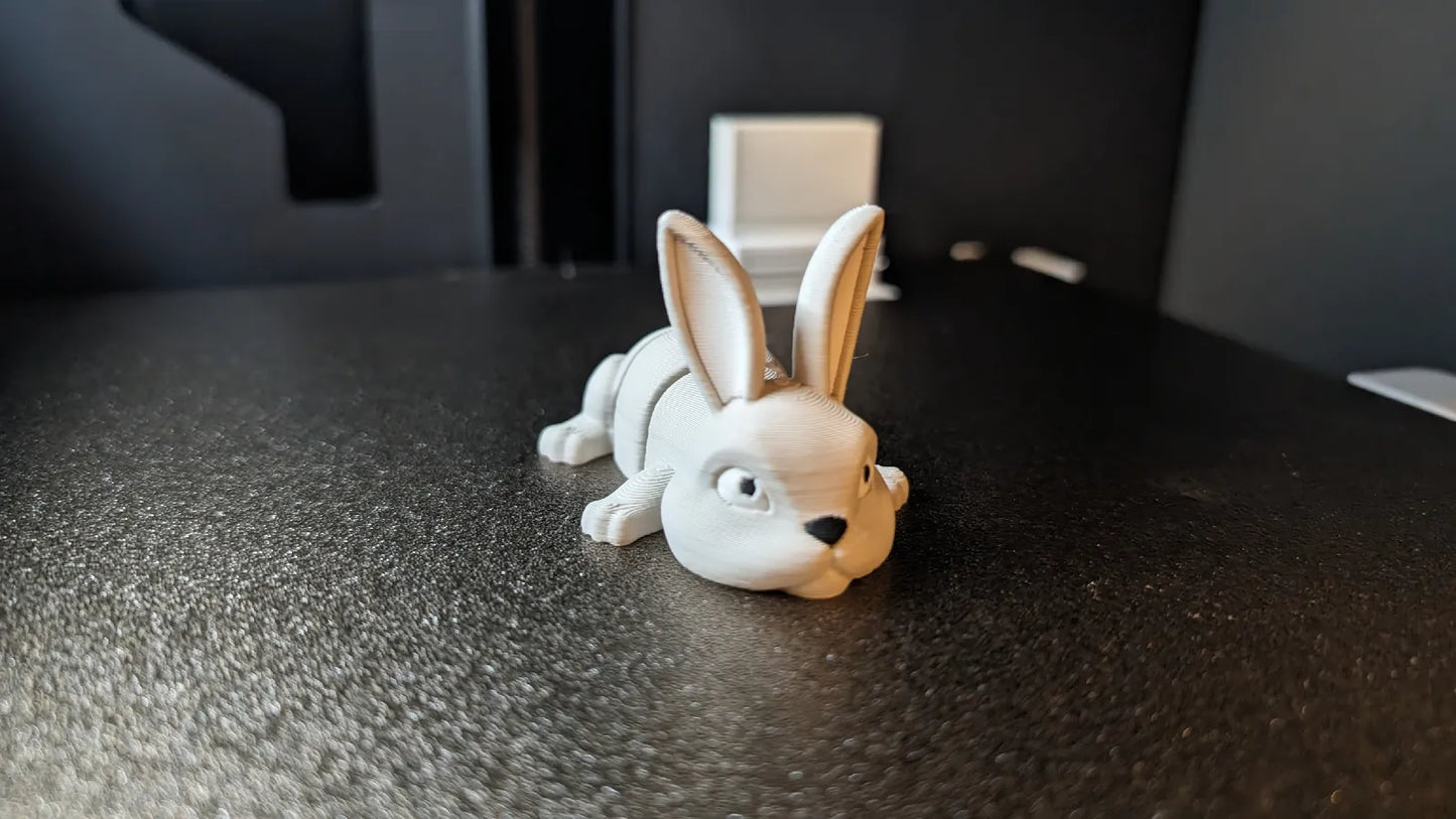 Porte-clés à figurine articulée Lapin
