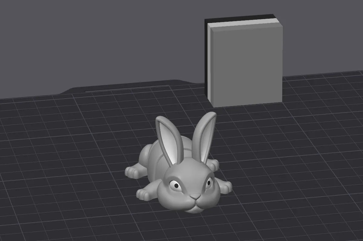 Porte-clés à figurine articulée Lapin