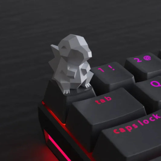 Keycap Low Poly Cyndaquil 