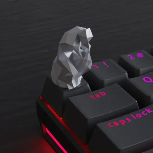 Keycap Penseur à Poly  | PolyPrestige3D