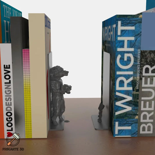 Serre-livres Rocket et Baby Groot