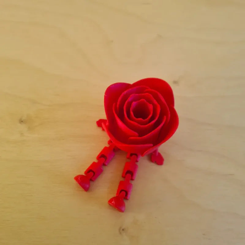 Rose articulée (Saint-Valentin)