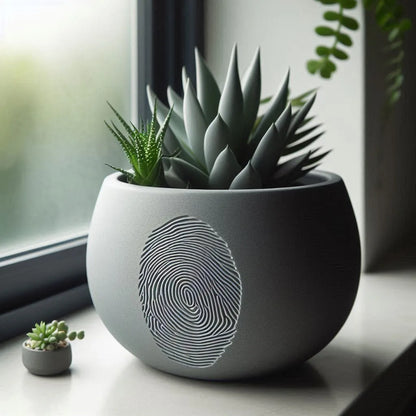 Pot de plante scène de crime au design moderne