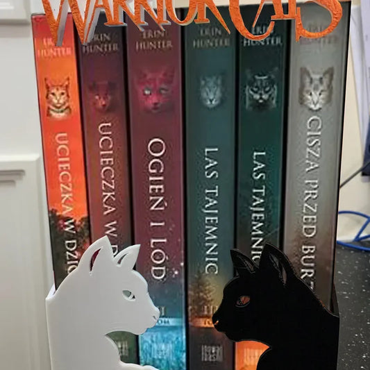 Serre-livres Chat Série Warrior Cats | PolyPrestige3D